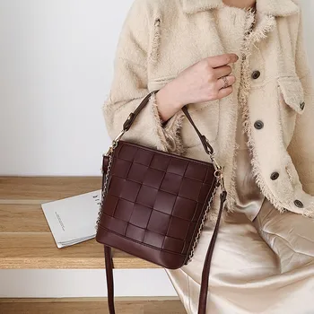 

Fashion Women Bag Leather Handbag Designer Luxury Large Capacity Chain Leather Women Shoulder Crossbody Bag Louis Brand