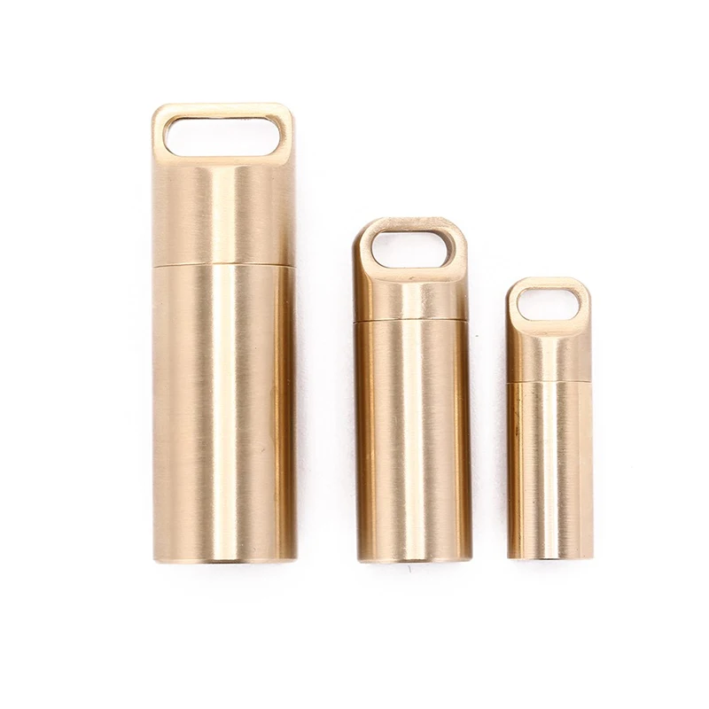 

Waterproof Outdoor Metal Survival Pill Match EDC Case Box Container Bottle Outdoor Medicine Pill Bottles Survival Alu