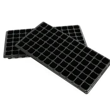 

Plastic Flower Flat Plate Square Balcony Plastic Bonsai Bowl Nursery Bowl Planter Imitation Rectangle Non-perforated/Perforated