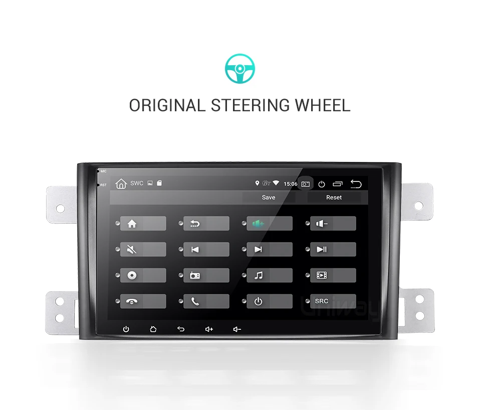 Android 9,0 DSP ips 64 бит автомобильный dvd для suzuki grand 2006-2011 vitara мультимедийный автомобильный Радио Стерео gps с рулевым колесом