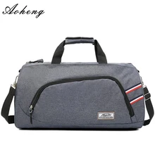 Hoge Kwaliteit Nieuwe Populaire Canvas Sport Sporttas Reizen Draagbare Handtas Sporttas Voor Mannen Vrouwen fitness Free Verze