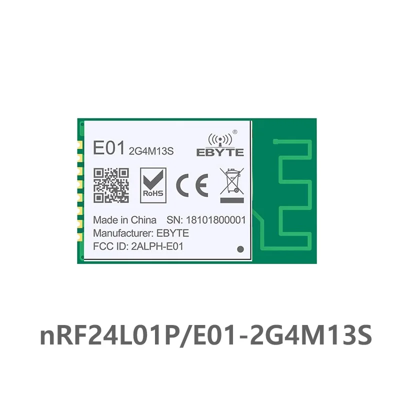 E01 2G4M13S nRF24L01 PA LNA 2 4 ГГц 20 МВт беспроводной приемопередатчик nRF24L01P PCB антенна