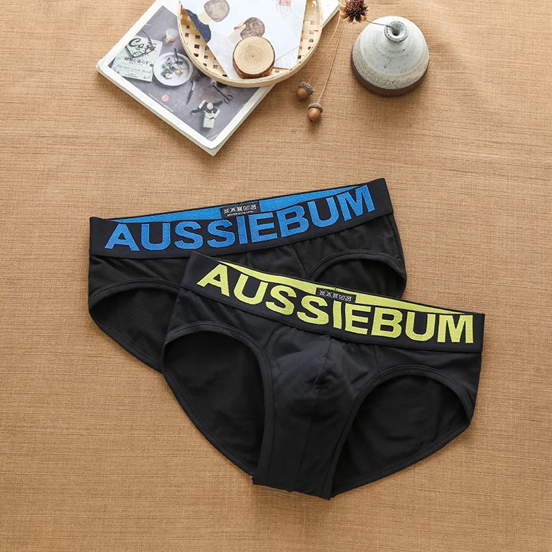 Underwear Sweat-Absorption Sports Pure-Cotton Au3-M089 Comfortable Low-Waist Mens