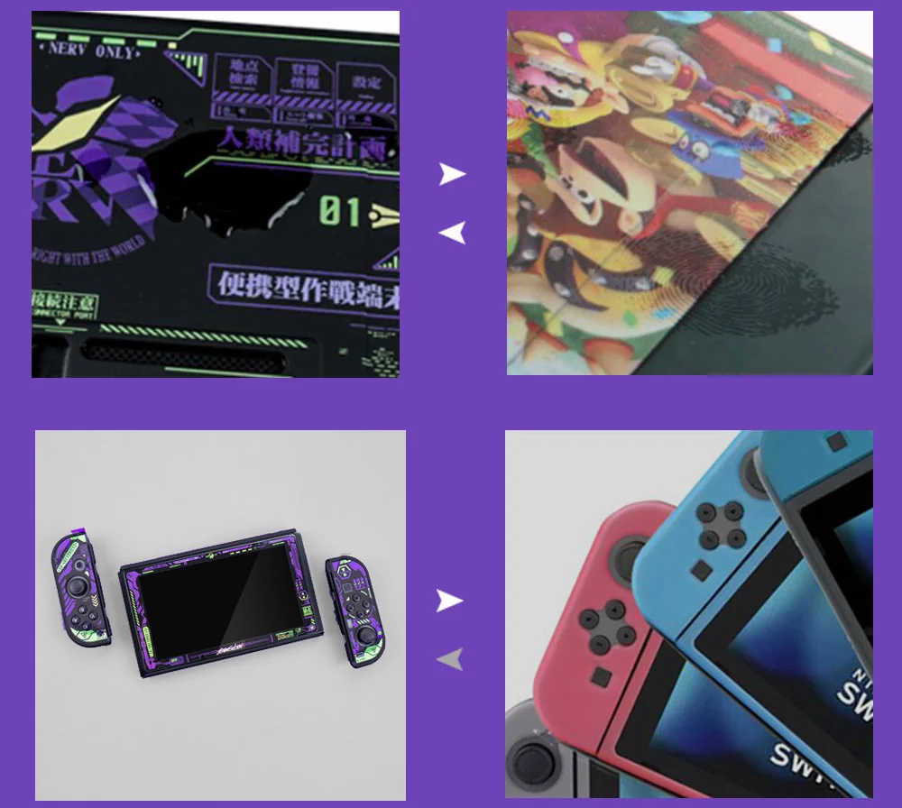 Чехол для nintendo Switch Joy con NS Joycon геймпад чехол для джойстика Противоударная Защитная пленка для экрана