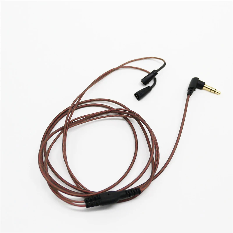 1 2 м аудиокабель шнуры для Sennheiser IE8 IE80 IE8I наушники гарнитура Aux провод сменный