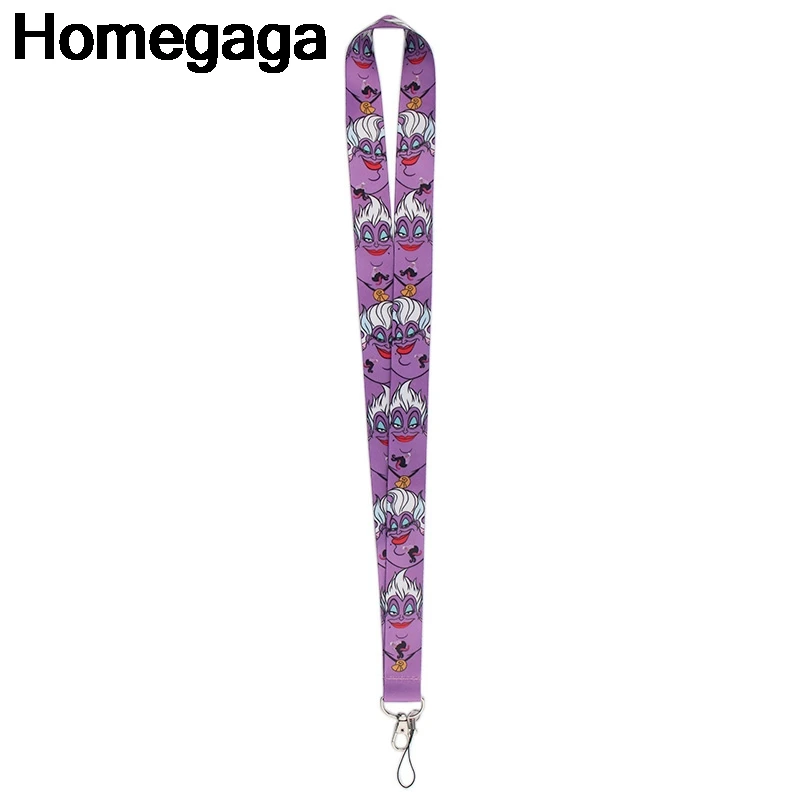 Homegaga Ursula Lanyards ремешок на шею ткань id бейдж держатели для телефонов ожерелье аксессуар для брелок для ключей держатели тесьма ленты D2361