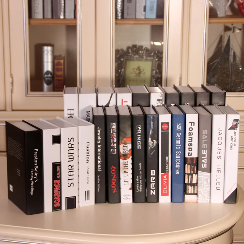 Современная простая имитационная книга, поддельная книга, украшение, книга, модель, коробка для учебы, украшение для дома, кафе, украшение для гостиной, украшения, подарки
