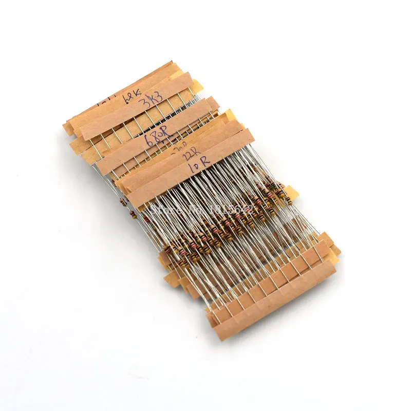 Carbon Film Resistor Kit 1/6W 5% Carbon Film Resistor Kit 10 ohm-1M ohm 30 Values Each 10PCS 300PCS/LOT