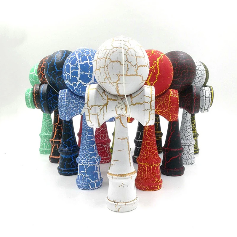 Полная трещина, профессиональные деревянные игрушки Kendama, 12 см, мини-кендама, умелая игра с мячом для жонглирования, для детей, отдыха, спорта на открытом воздухе