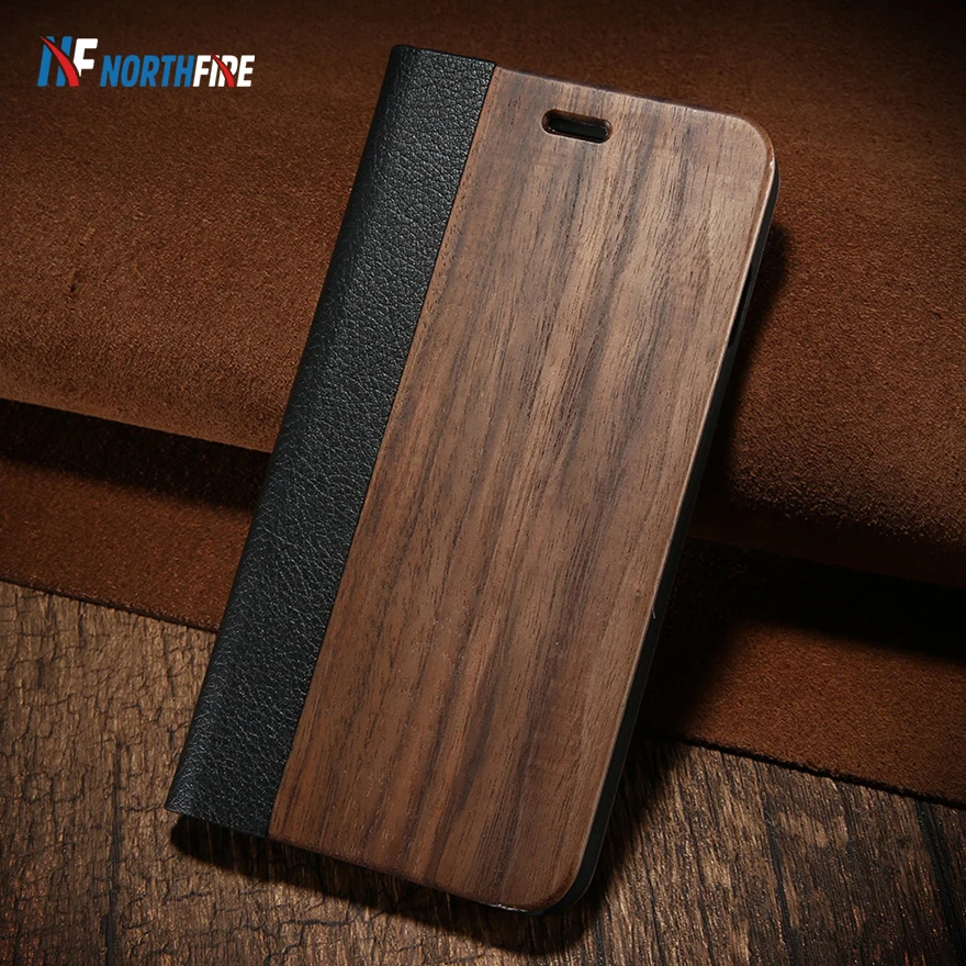 Чехол NORTHFIRE из бамбука и натурального дерева для iPhone 11/11 Pro Max XR X XS 6/6S/7/8 Plus