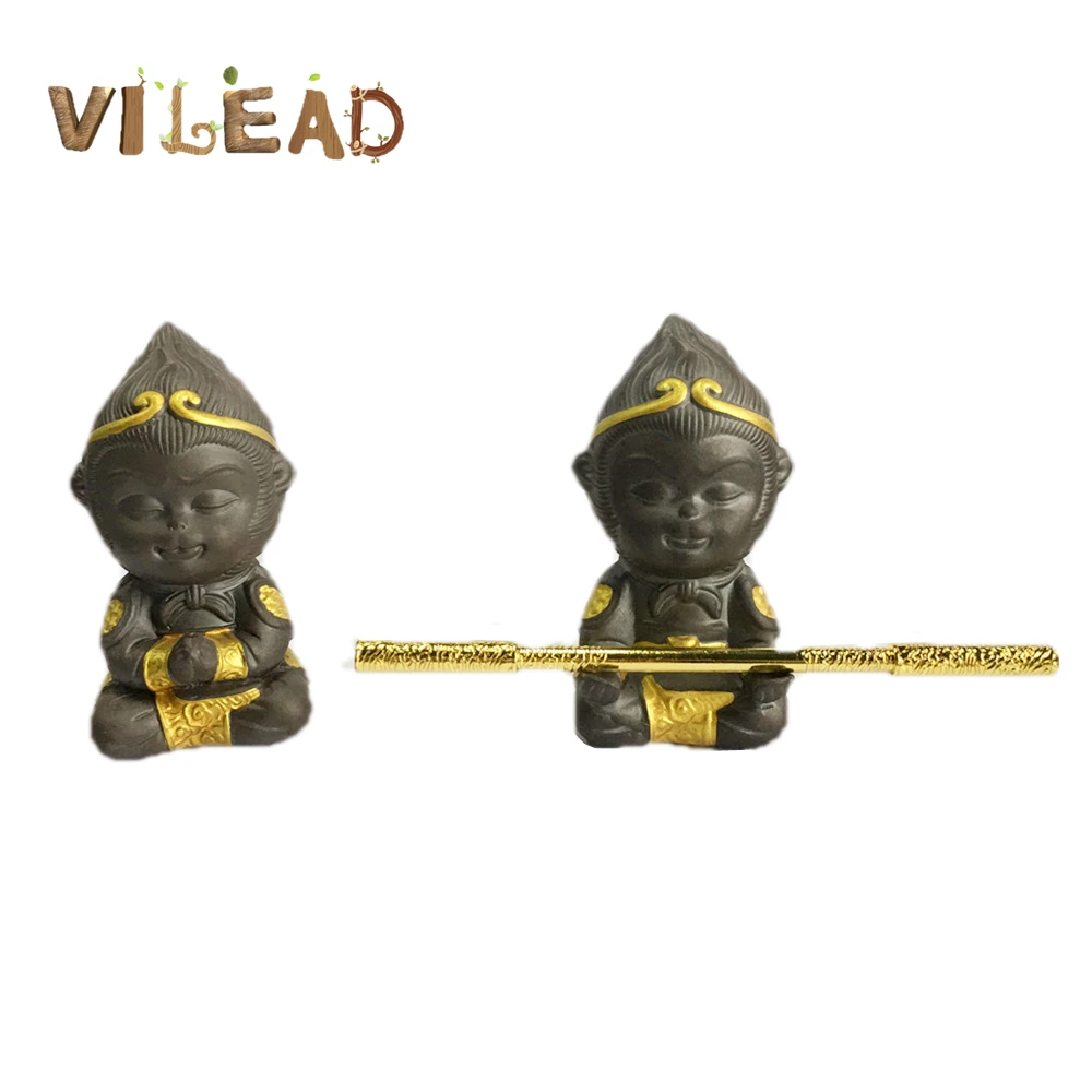 Керамическая статуэтка короля обезьяны VILEAD Qitian Dasheng статуя Sun Wookong железное