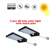 2/4pcs 3 Models Dimmable Solar Lamp PIR Motion Sensor Solar Light 48 LED Outdoor Garden Yard Path Wall Lamp security garden wall 2/4pcs 3 Models Dimmable Solar Lamp PIR Motion Sensor Solar Light 48 LED Outdoor Garden Yard Path Wall Lamp security garden wall