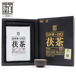 Anhua Baishaxi 1953 Хей ча Королевский фу ча Темный чай золотой цветок прессованный чай 318 г