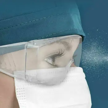 

Eye Protection Vented Safety Clear Splash Protection Goggles Glasses Lab Work Anti Fog Eyewear Security Supplies