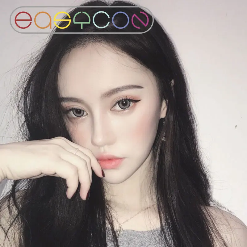 EASYCON уникальный High end черное кольцо мягкие глаза косметический разноцветные