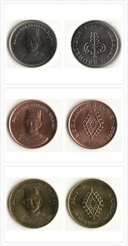 

Brunei 1 1 5 Sen Coins Asia 100% Real Original Coin New