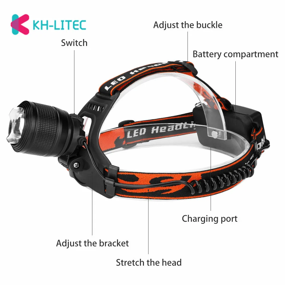 T6-Headlamp-3-Modes-USB-Rechargeable-Headlight-Waterproof-LED-Flashlight-Forehead-0utdoor-Camping-Riding-Lamp-Fishing-Light 1