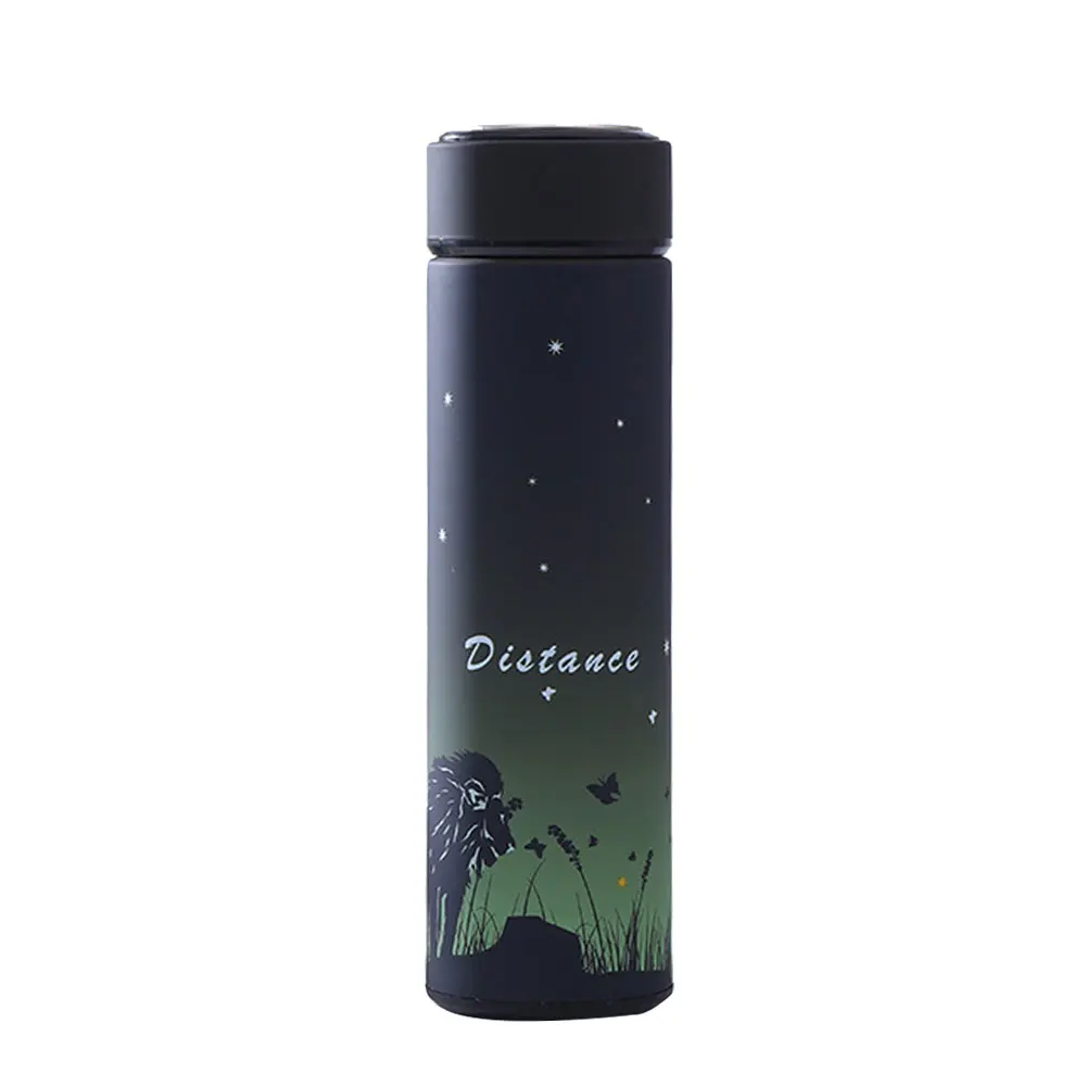 Светло-зеленый Stainless Steel Water Bottle Insulated Vacuum Drinking Portable for Travel Office SEC88 - Цвет: Светло-зеленый