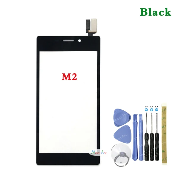 M2 Black With Tool 4," для sony Xperia M2 S50H D2302 D2303 D2305 D2306 и M2 Aqua D2403 сенсорный экран дигитайзер Передняя стеклянная Сенсорная панель объектива - Цвет: M2 Black With Tool
