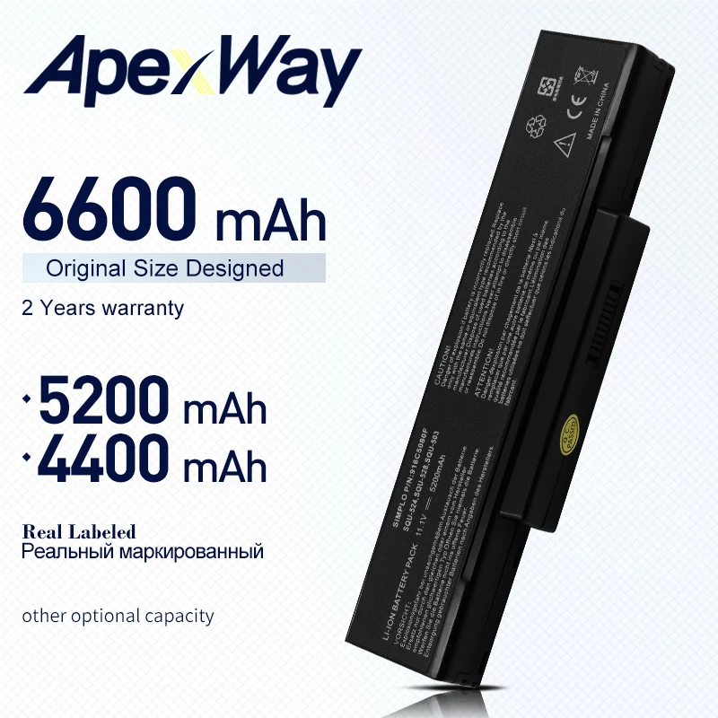 11 1 В Аккумулятор для ноутбука Asus S96 S96J S96JF Z94 Z96 Z96J A9 F2 F3 M51 Z53 A32-F2 A32-F3 A32-Z94 A32-Z96 SQU-528
