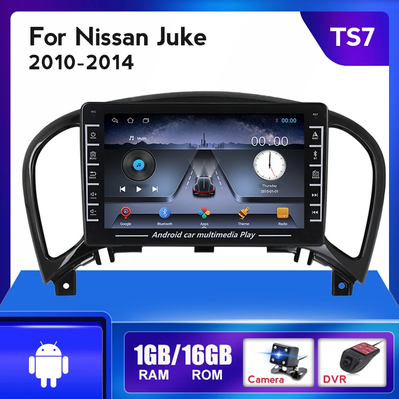 Топ! Автомагнитола 2din с IPS-экраном Android для Nissan Juke YF15 2010-2014 головное устройство