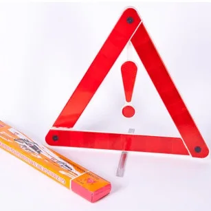 

Car Triangular Warning Sign Emergency Foldable Reflective Warning Rack Car Outdoor Emergency Safe Supplies