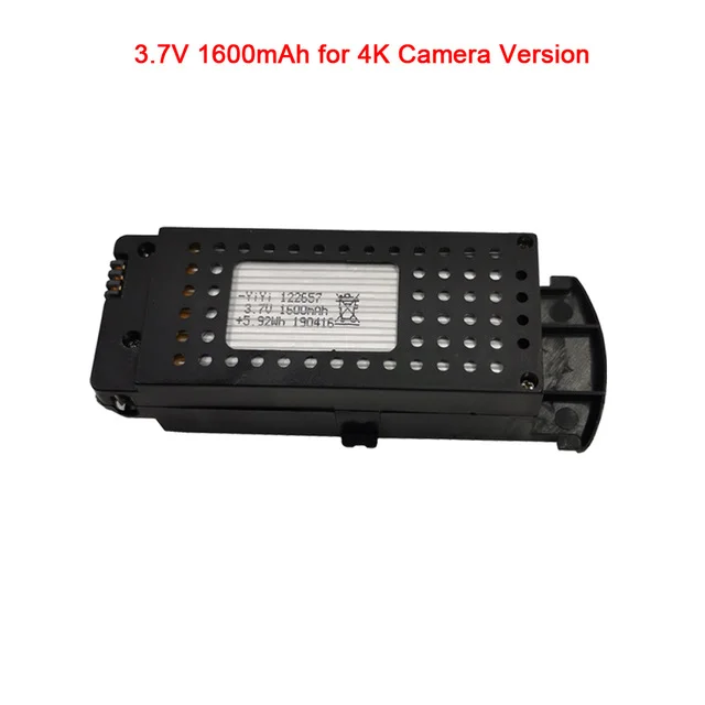 Аккумулятор для радиоуправляемого дрона M70 SG700 3,7 V 900 mAh/1600 mAh Lipo аккумулятор запасные части Аксессуары аккумуляторная батарея Замена радиоуправляемого дрона - Цвет: 1600mAh 1B For 4K