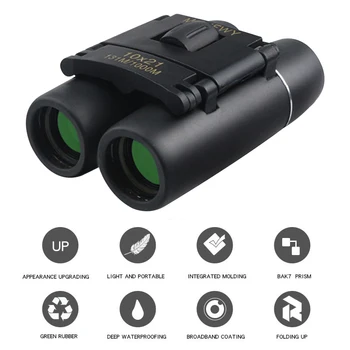 

New Hot Portable Small Binoculars Compact Lightweight Foldable for Adults Kids Traveling Sightseeing Concert Theater