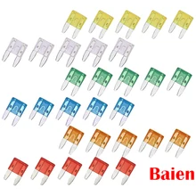 

60PCS 5/10/15/20/25 / 30A Fuse Profile Small Size Mini Fuse Assortment Set for Auto Truck terminal block CAR FUSE