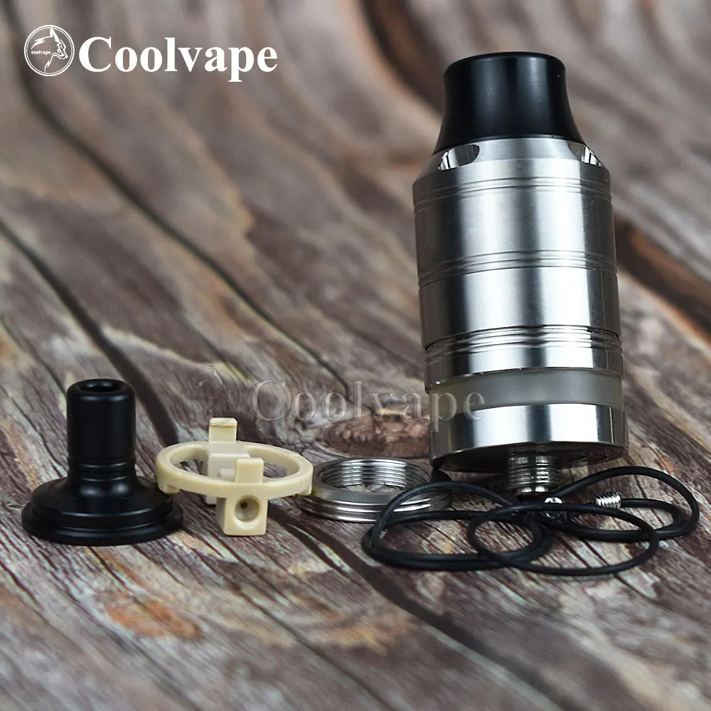 Cabeo MTL dl RTA Rebuildable Tank single coil ecigarette Atomizer 5ml 24mm 316ss adjustable
