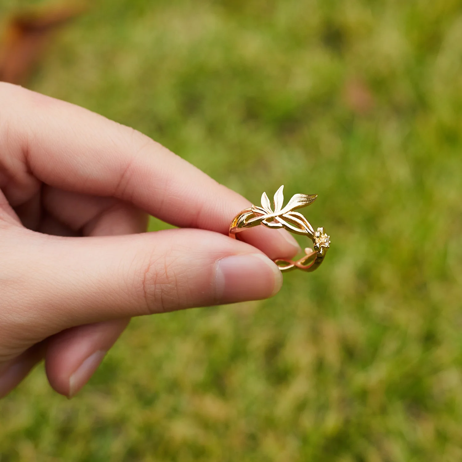 New Fashion Butterfly Rings Shiny Cubic Zirconia Leaves Geometric Adjustable Finger Ring Girls Minimalist Dainty Jewlery Gifts trendy chic rings