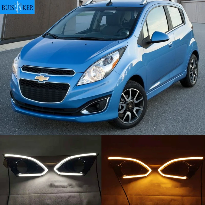 Led Drl For Chevrolet Spark 20132015 Daytime Running Lights Fog Lamp
