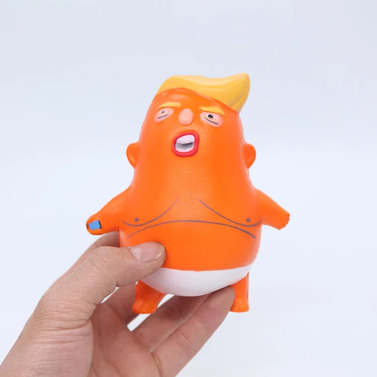 Сжимаемые игрушки снятие стресса игрушка Моделирование Трамп медленный отскок мягкий мультфильм медленный отскок имитация персонажа Трамп игрушка