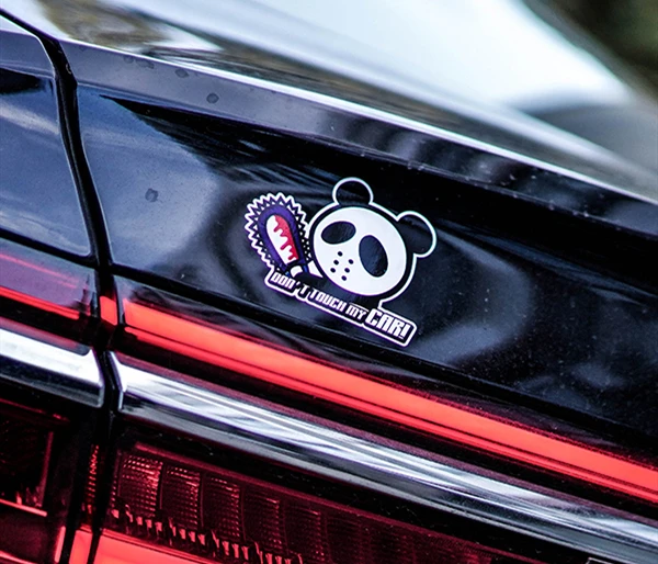 Японская наклейка JDM Power Panda для стайлинга автомобиля Не прикасайтесь к моему