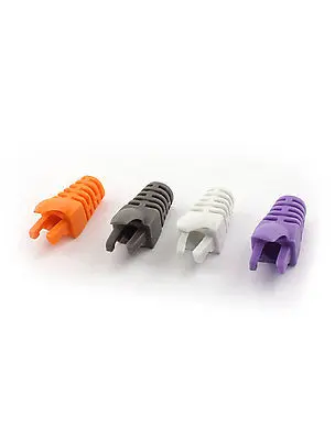 50 шт цветной коготь типа RJ45 Cat5e сетевой модульный кабель соединительные ботинки