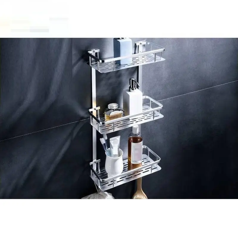 Estanteria Etagere, мобильные аксессуары, сумка, держатель для шампуня, Prateleira Parede Banheiro Salle De Bain, полки для душа, полка для ванной комнаты - Цвет: Version D