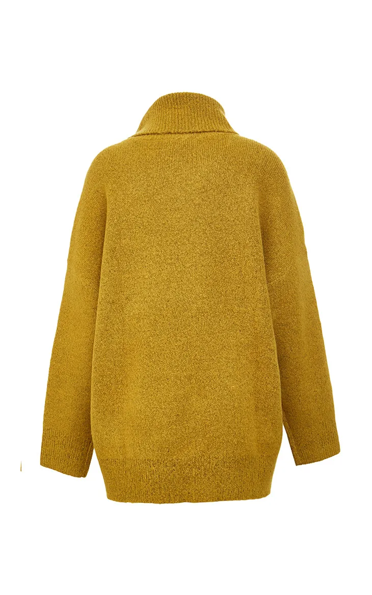 Vero Moda свободный свитер с леопардовым принтом и высоким воротником | 319313573