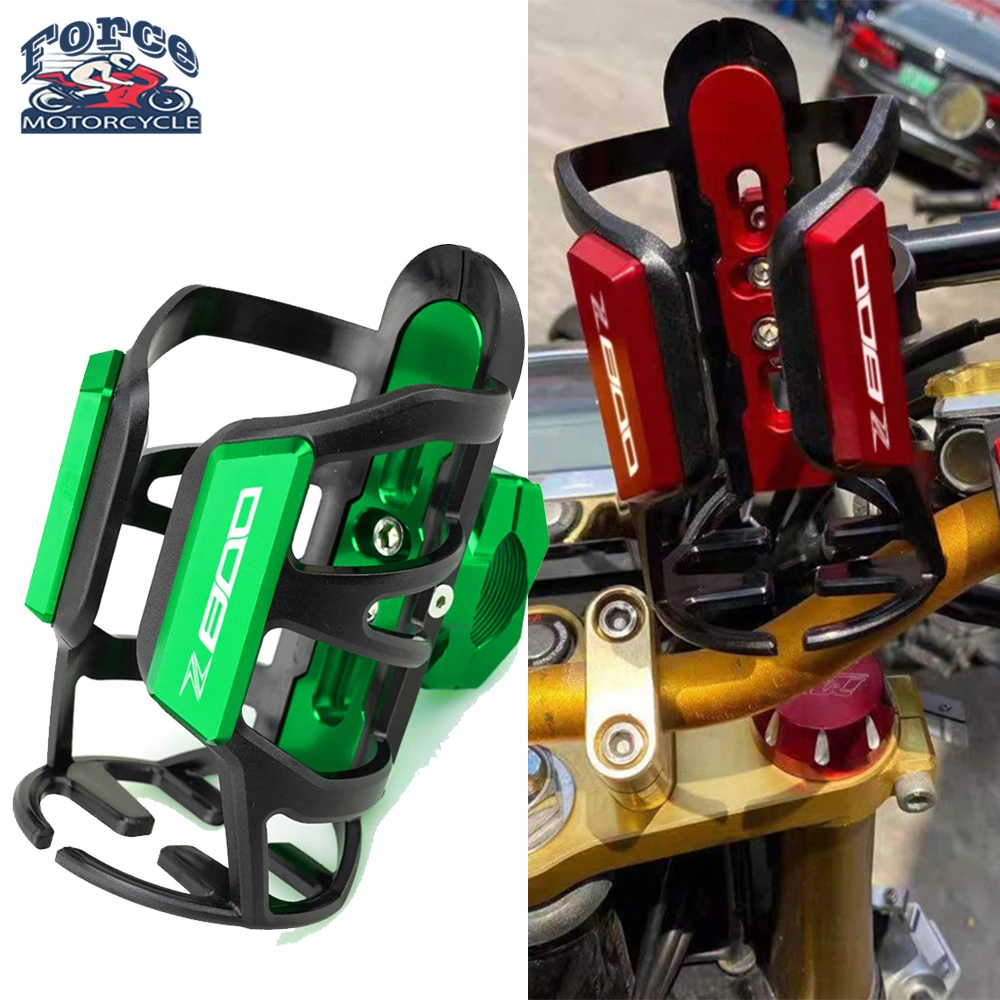 

Для Kawasaki Z800 Z 800 2013-2016 2015 2014 высококачественная мотоциклетная CNC алюминиевая + резиновая бутылка для напитков, держатель для чашки