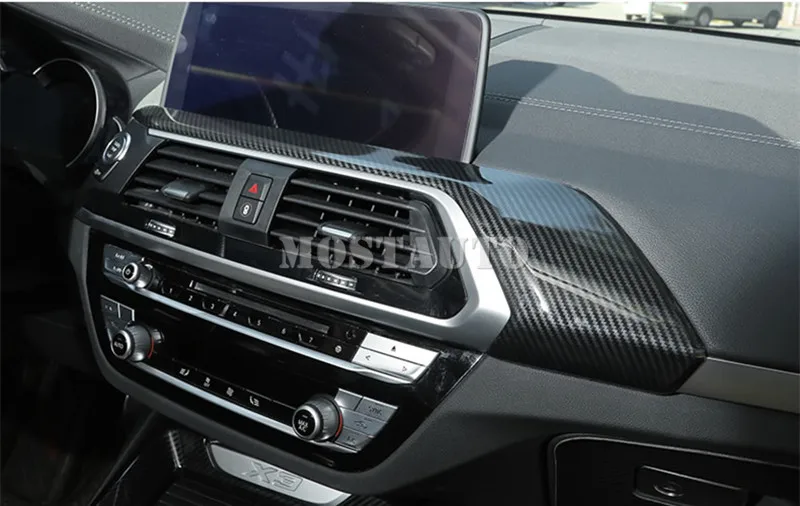 1 шт. центральная консоль из углеродного волокна для BMW X3 G01 X4 G02 2018 2020|Лепнина
