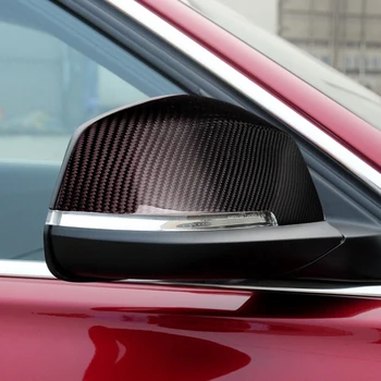 

2pcs Rearview Mirror Cover Carbon Fiber Carbon Fiber Accessories Brand New