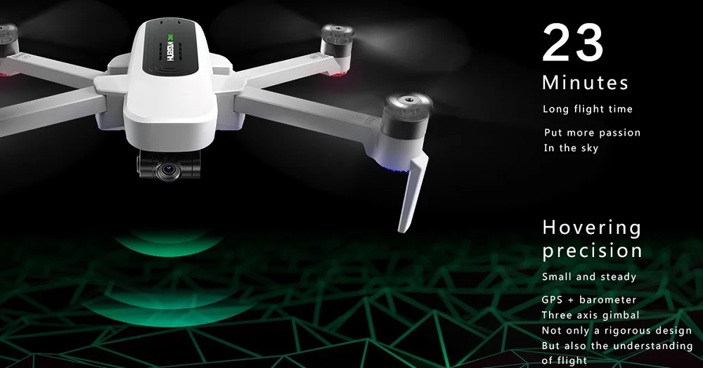 Fpv com 4 Original Hubsan Zino 5.8g 1 km Braço Dobrável k Uhd Câmera 3 Eixos Cardan rc Drone Quadcopter Rtf Alta Velocidade H117s Gps Mod. 195892 17 km braço dobrável fpv com 4 k