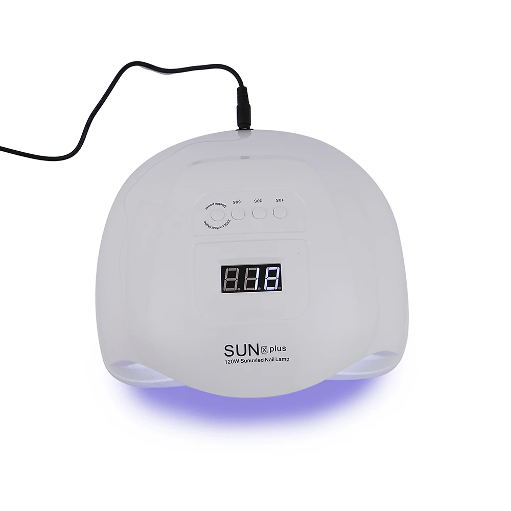 SUNXPlus SUNX Plus Сушилка для ногтей Светодиодная УФ-лампа для ногтей Гель-лак отверждения лампа с нижней 10 s/30 s/60 s таймер лампа для ЖК-дисплея для сушки ногтей - Цвет: SUNXPlus