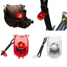 Велосипедный задний светильник светодиодный мигаПредупреждение светильник usb зарядка Рюкзак для походная велосипедная лампа фонарь аварийные прожекторы