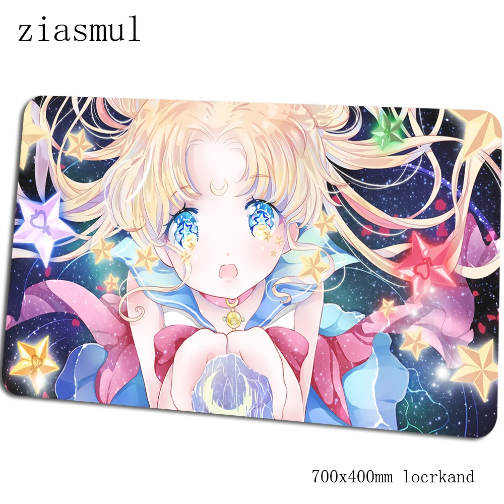 Коврик для мыши sailor moon, геймер, 700x400x3 мм, игровой коврик для мыши, xl, коврик для стола, 3d коврик для мыши, игры для ПК, геймерские коврики, геймпад - Цвет: Size 700x400x3mm