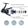 KastKing Centron & Summer One Way Clutch System Low Profile Spinning Reel 9+1 Ball Bearings Max Drag 8KG Carp Fishing Reel ► Photo 2/6