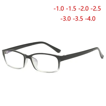 

0 -1 -1.5 -2 -2.5 -3 -3.5 -4 -5 -6 Finished Myopia Glasses Men Short-sight Eyewear Black Transparent Frame Women Myopia Glasses