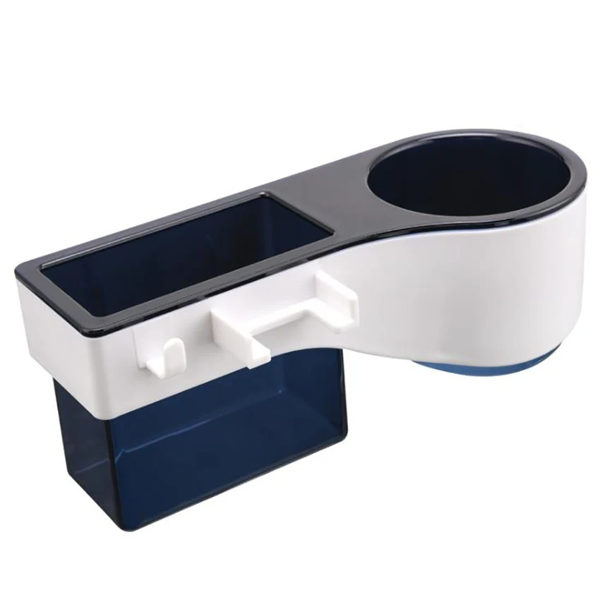 1pc household practical simple bathroom punch-free hair dryer bracket plastic wall-mounted razor comb storage shelf |