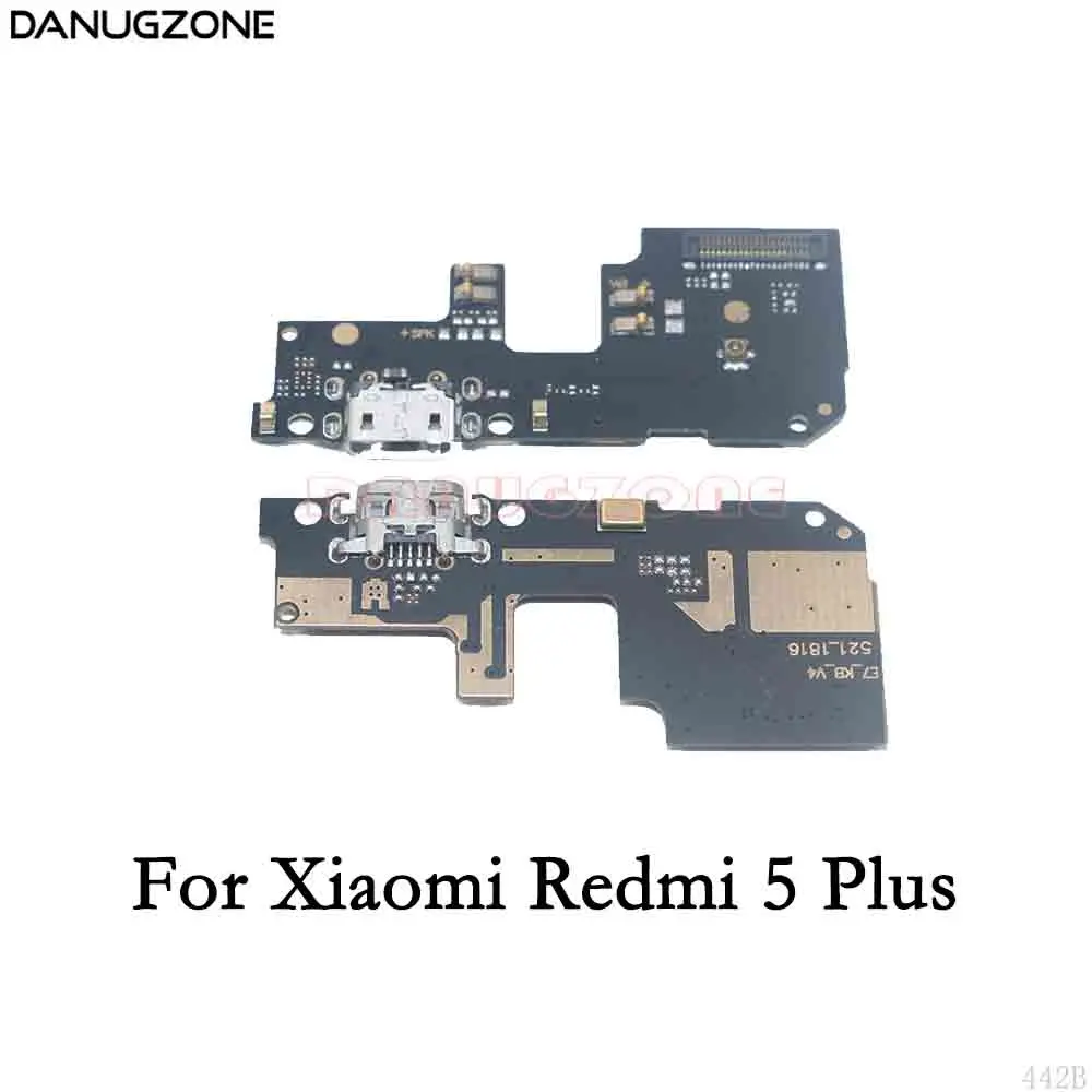 10 шт./лот для Xiaomi Redmi 5 Plus usb зарядка док-станция Разъем Порт Разъем плата зарядки гибкий кабель