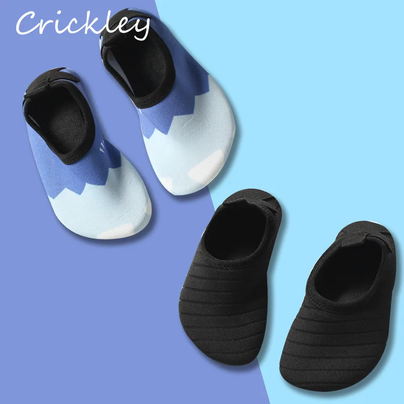 Детские тапочки; быстросохнущие туфли для плавания для мальчиков и девочек; нескользящие домашние мягкие носки; Детские домашние носки для плавания