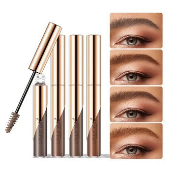

GIVENONE 4Pcs/Set Eye Brow Gel Eye Makeup Eyebrow Gel Waterproof Long Lasting Natural Eyebrow Cream Fashion Cosmetic With Brush
